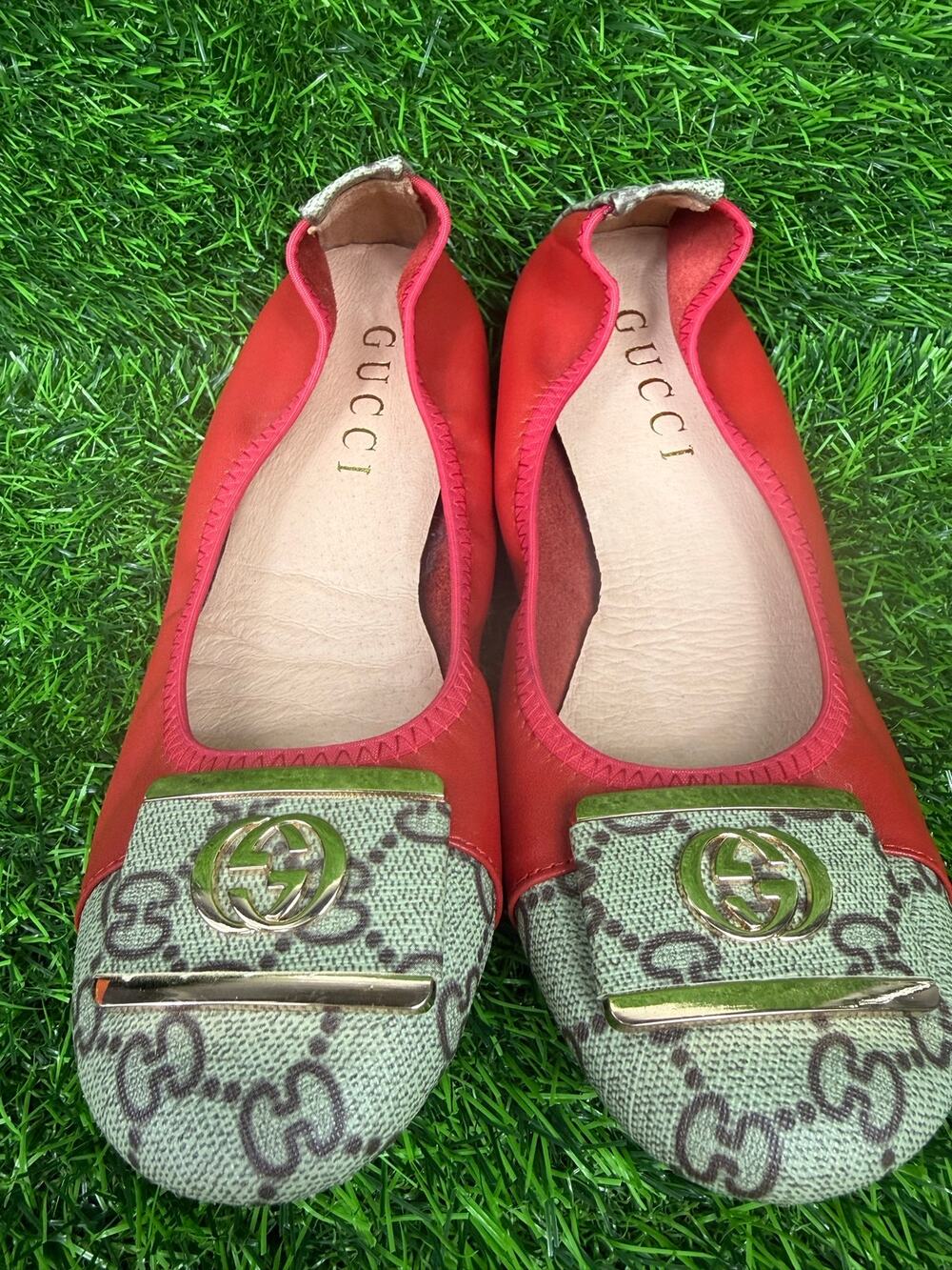 Gucci-Logo Women’s Ballet Flats EU 39 / US 9 – Authenticity Unknown casual wear